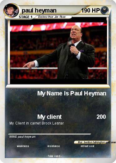 Pokemon paul heyman