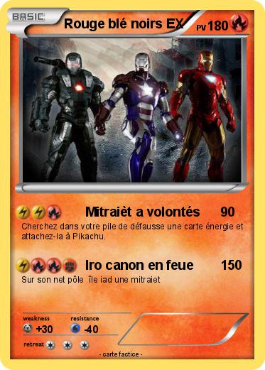 Pokemon Rouge blé noirs EX