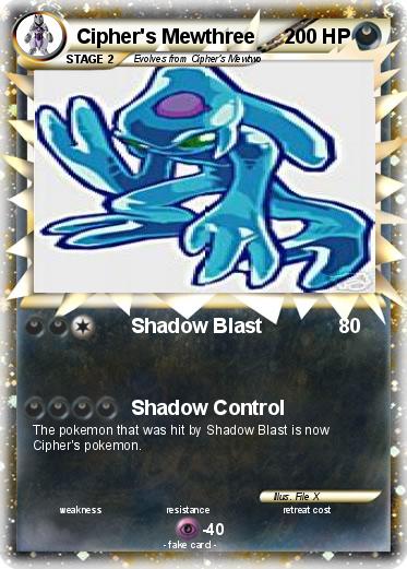Pokemon Cipher's Mewthree