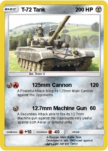 Pokemon T-72 Tank