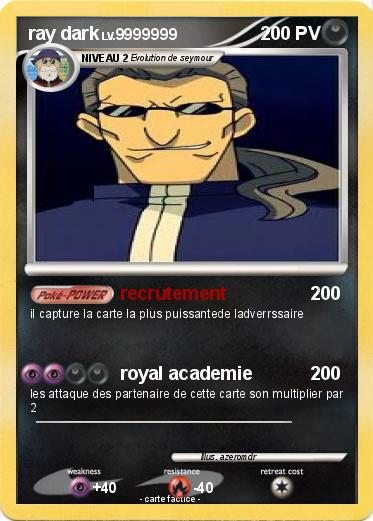 Pokemon ray dark