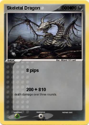 Pokemon Skeletal Dragon                  000000