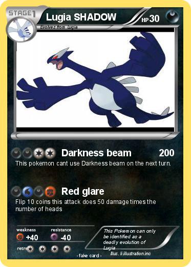 Pokemon Lugia SHADOW