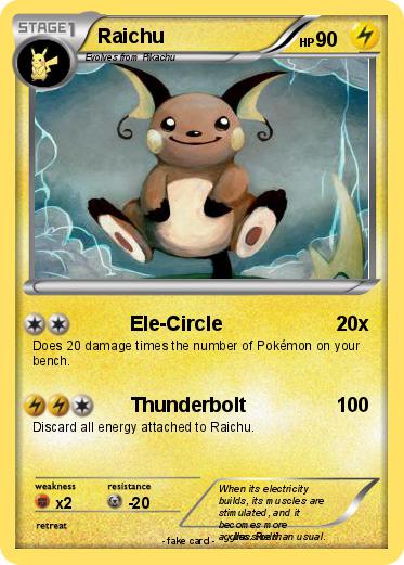 Pokemon Raichu