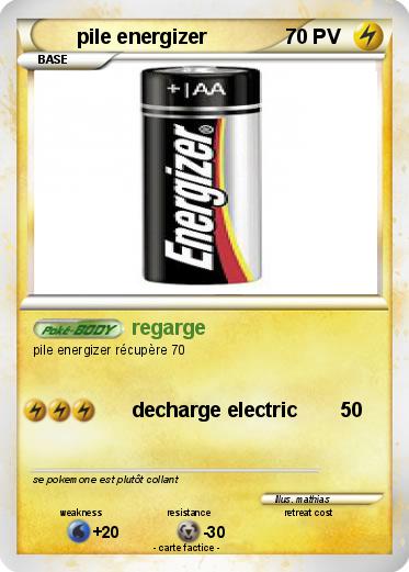 Pokemon pile energizer