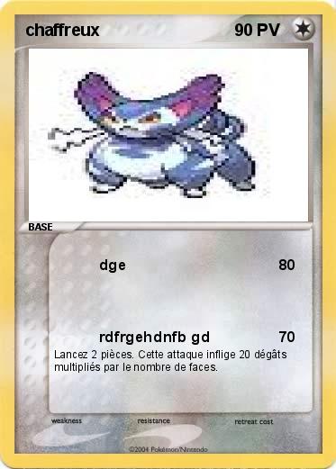 Pokemon chaffreux
