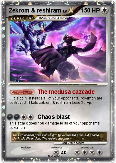 Pokemon Zekrom & reshiram