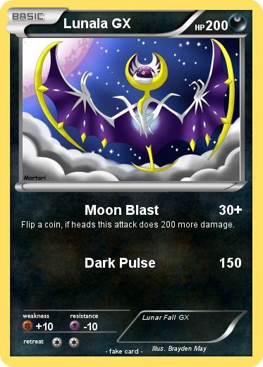 Pokemon Lunala GX