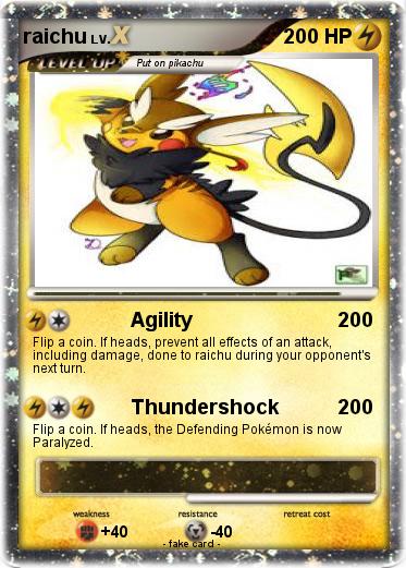 Pokemon raichu