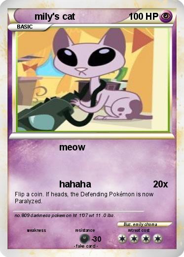 Pokemon mily's cat