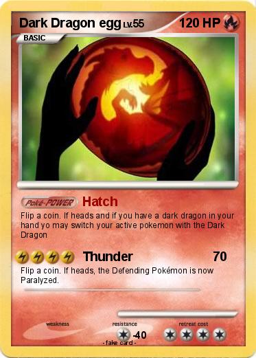 Pokemon Dark Dragon egg