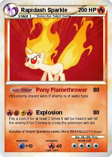 Pokemon Rapidash Sparkle