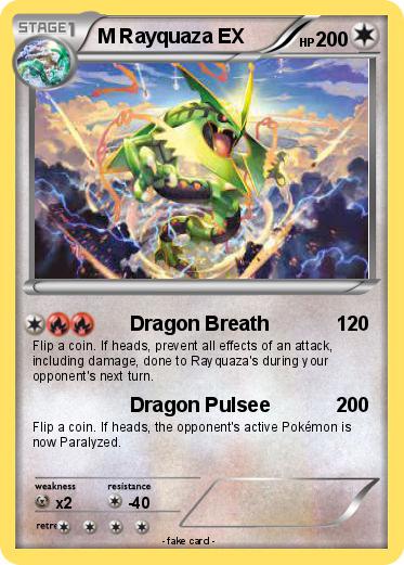 Pokemon M Rayquaza EX