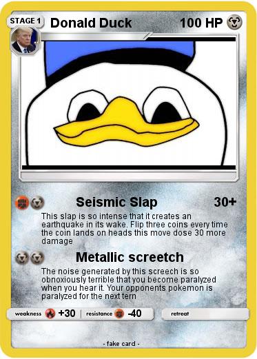 Pokemon Donald Duck