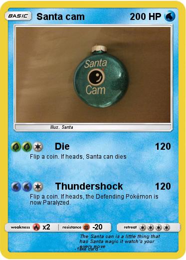 Pokemon Santa cam