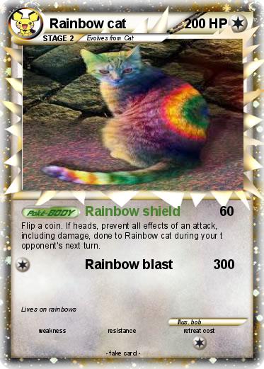 Pokemon Rainbow cat