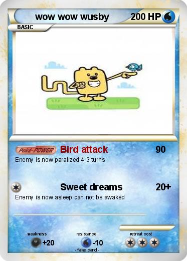 Pokemon wow wow wusby