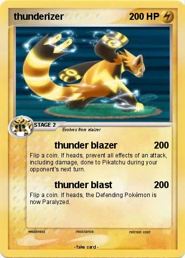 Pokemon thunderizer