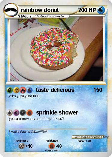 Pokemon rainbow donut