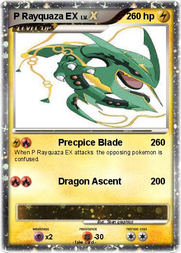 Pokemon P Rayquaza EX
