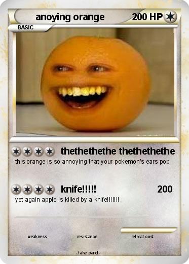 Pokemon anoying orange