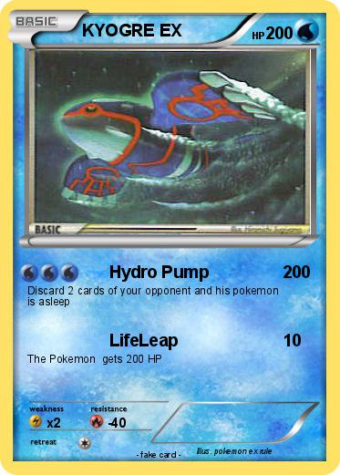 Pokemon KYOGRE EX