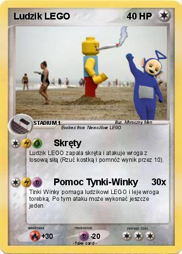 Pokemon Ludzik LEGO