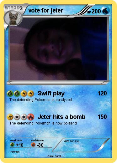 Pokemon vote for jeter