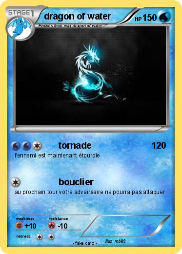 Pokemon dragon of water