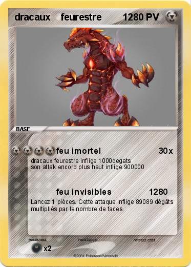 Pokemon dracaux    feurestre        12
