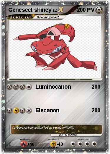 Pokemon Genesect shiney