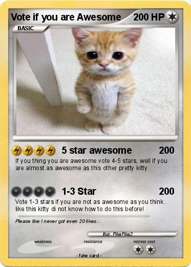 Pokemon Vote if you are Awesome