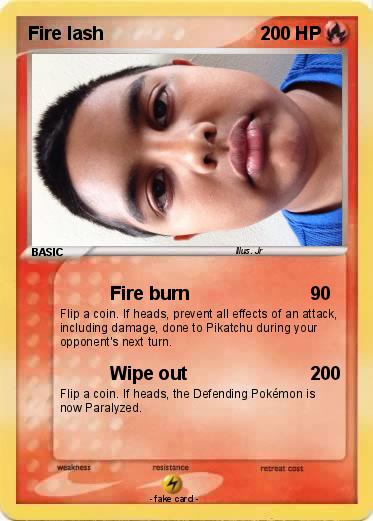 Pokemon Fire lash