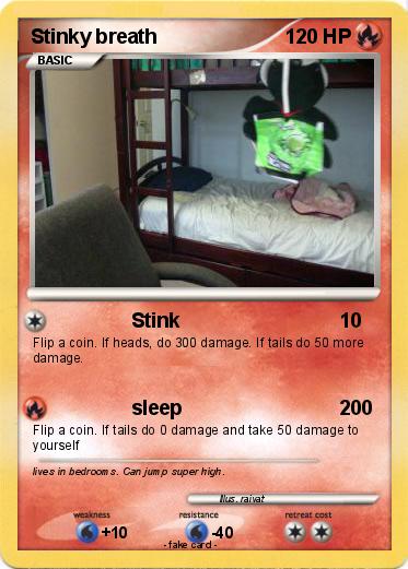 Pokemon Stinky breath