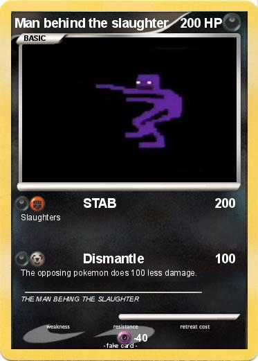 Pokemon Man behind the slaughter
