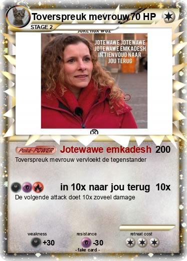 Pokemon Toverspreuk mevrouw