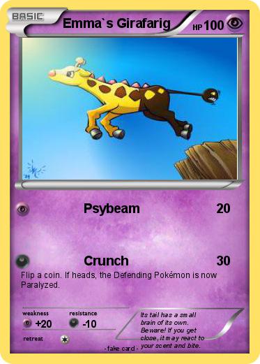 Pokemon Emma`s Girafarig