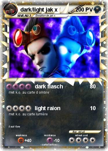 Pokemon dark/light jak x