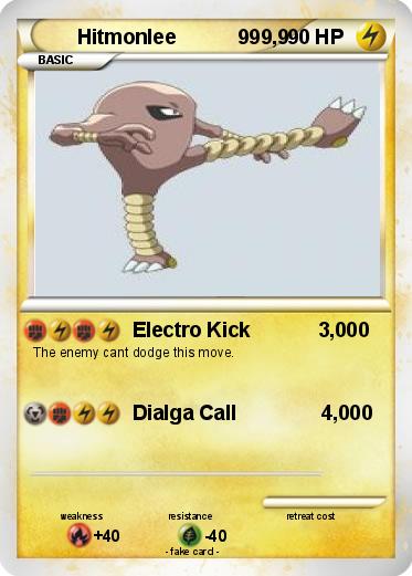 Pokemon Hitmonlee           999,9