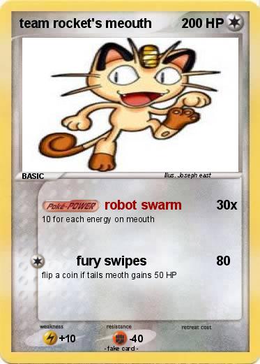 Pokemon team rocket's meouth