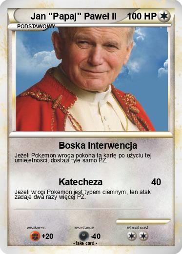Pokemon Jan "Papaj" Paweł II