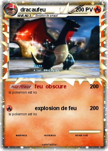Pokemon dracaufeu