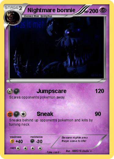 Pokemon Nightmare bonnie