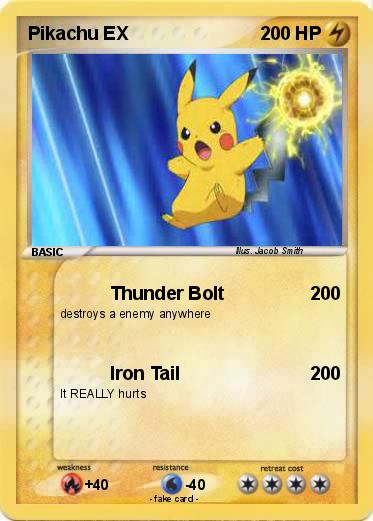 Pokemon Pikachu EX