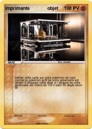 Pokemon imprimante              objet