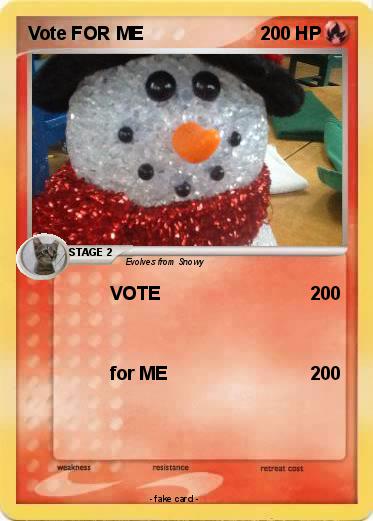 Pokemon Vote FOR ME