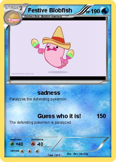 Pokemon Festive Blobfish