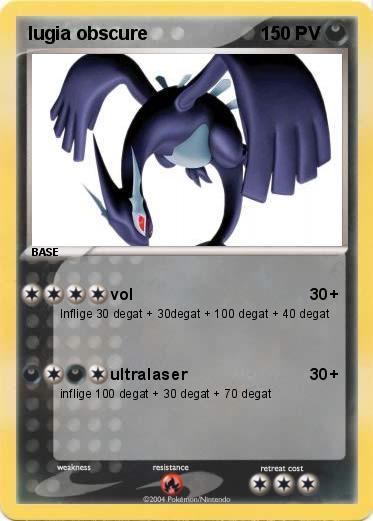 Pokemon lugia obscure