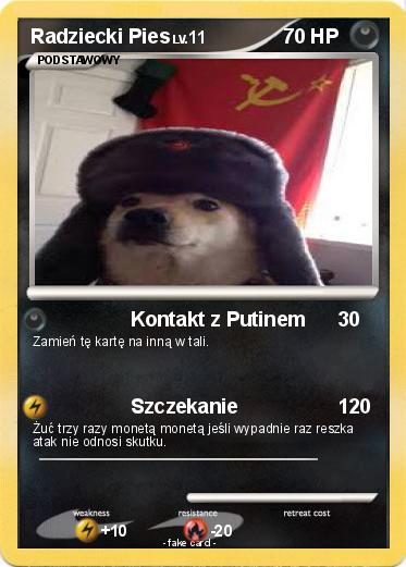 Pokemon Radziecki Pies