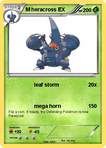Pokemon M heracross EX